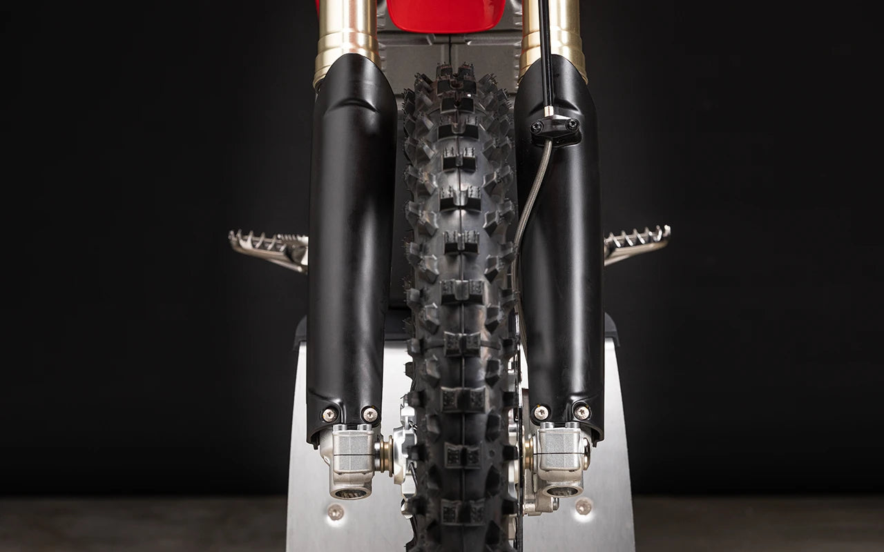 Stark Future Fork cover set Matte black