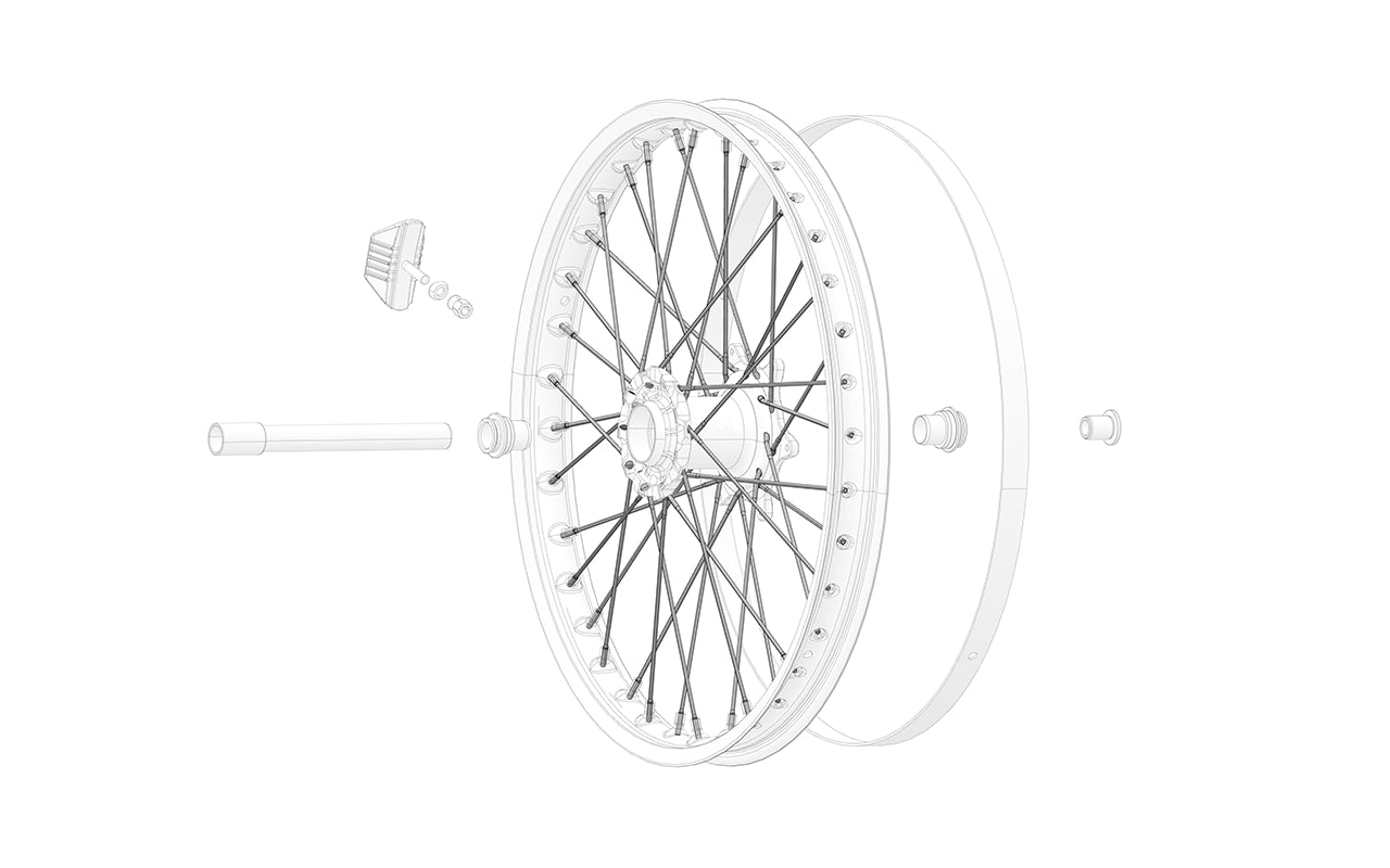 Stark Future Front wheel spokes for 21"