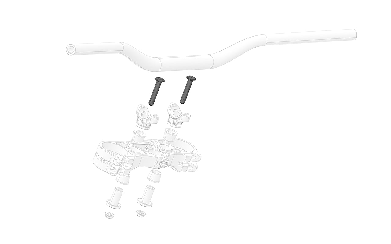Stark Future Handlebar bracket Bolt to Triple clamp