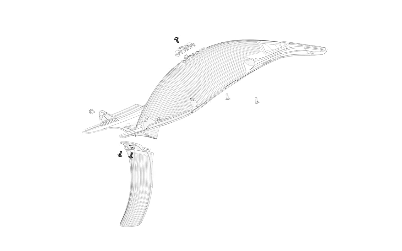 Stark Future Cable bracket and mudflap screw (1 unit)