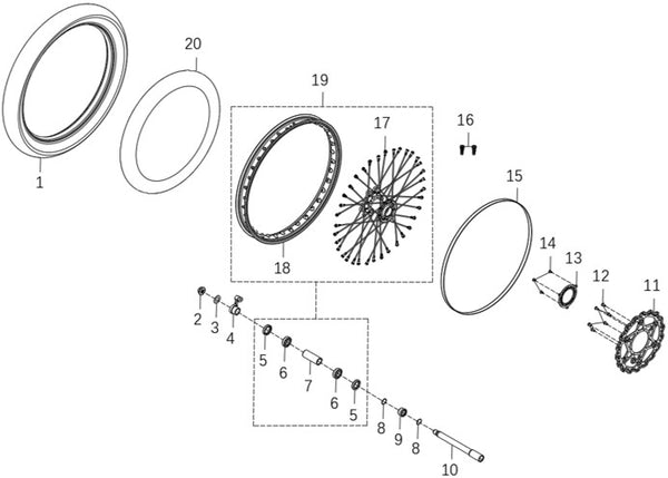 450 Rally EX – Front Wheel