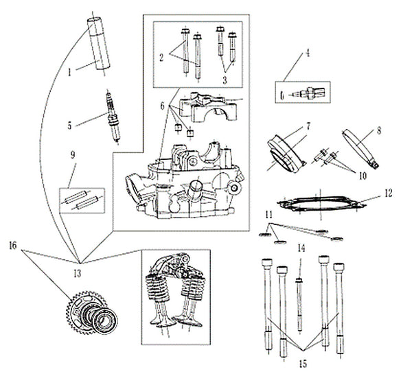 450 Rally EX – Cylinder Head
