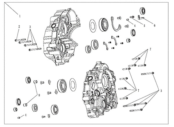 450 Rally EX – Crankcase