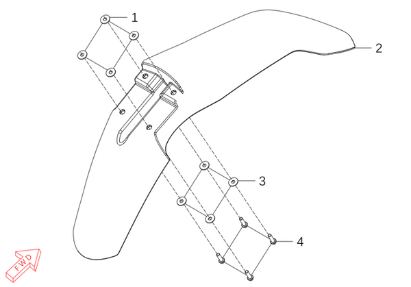 450 Rally – Front Fender