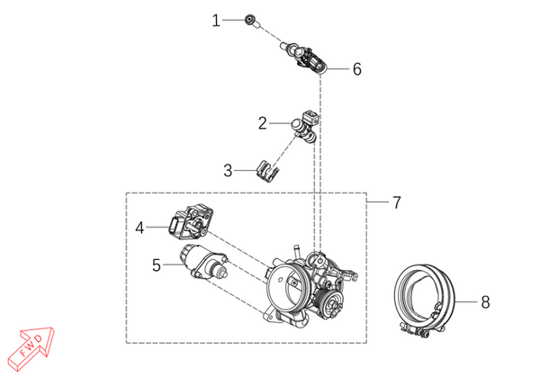 450 Rally – Throttle Body
