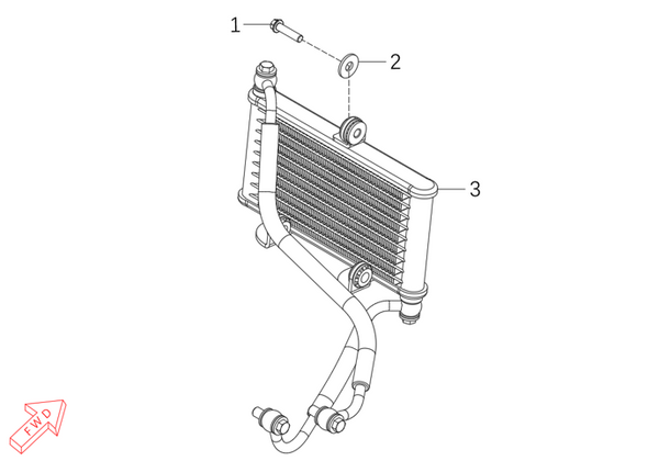 450 Rally – Oil Cooler