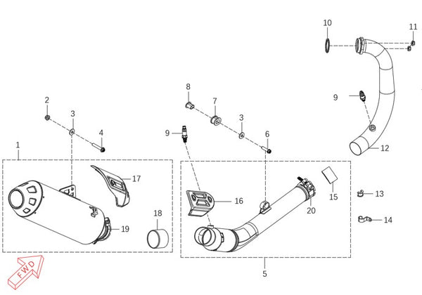 450 Rally – Exhaust System