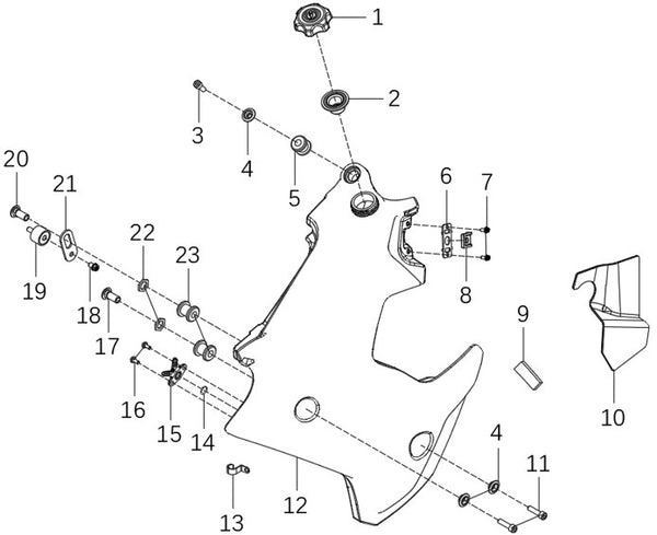 450 Rally – Front Fuel Tank-r