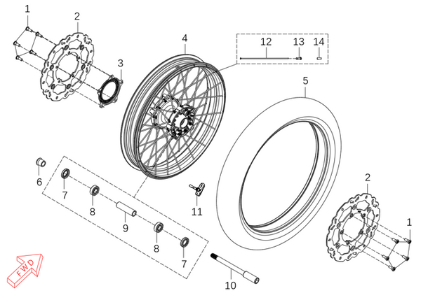 625X – Front Wheel
