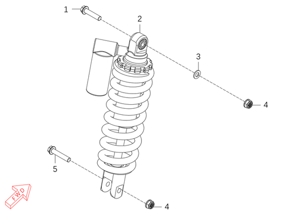 625X – Rear Shock