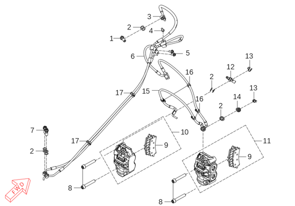 625X – Front Brake