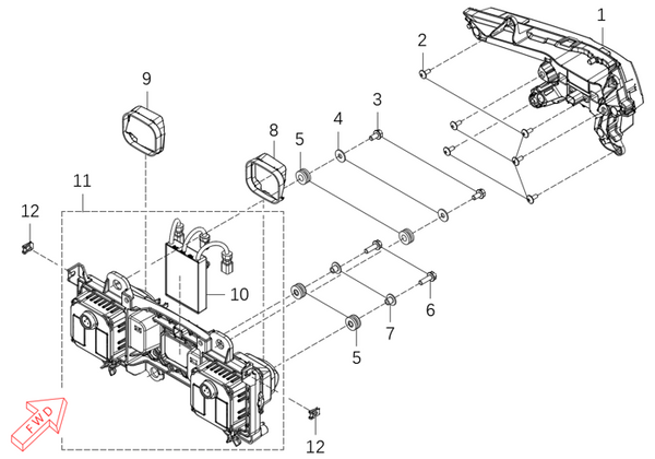 625X – Headlight