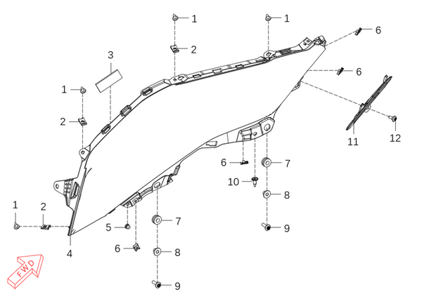625X – Fuel Tank Side Cover-r