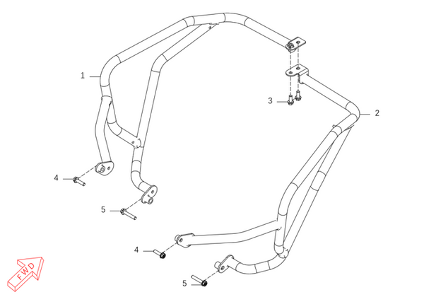 625X – Crash Bar