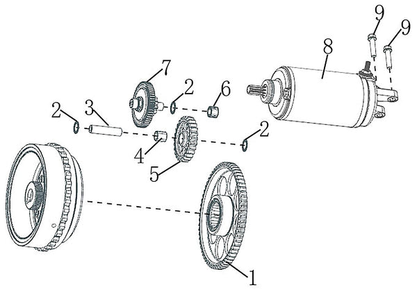 800 Rally – Starter Motor