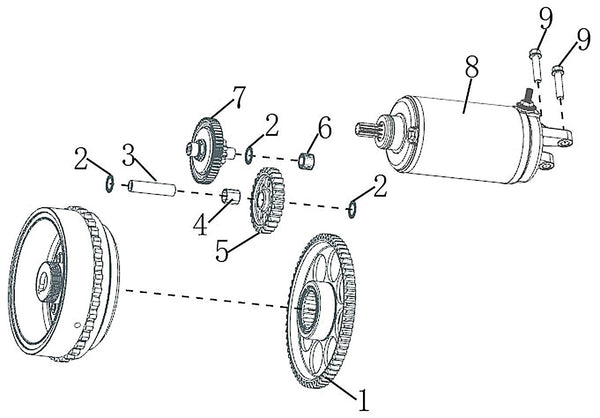800 Rally – Starter Motor