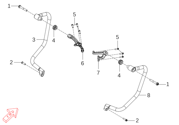 800 Rally – Crash Bar