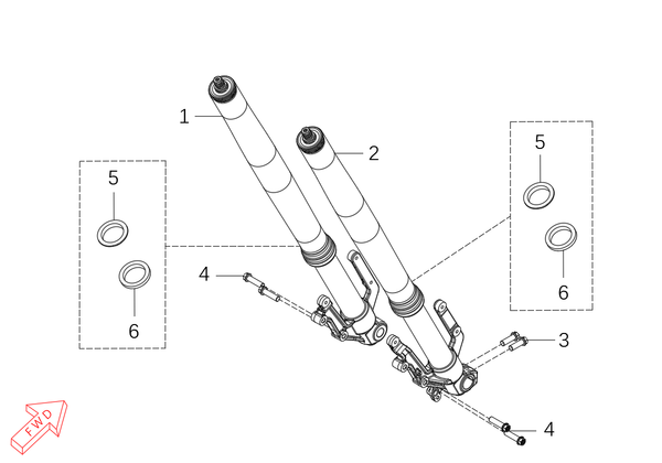 800x GT – Front Fork