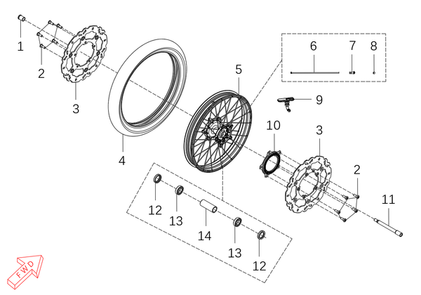 800x GT – Front Wheel