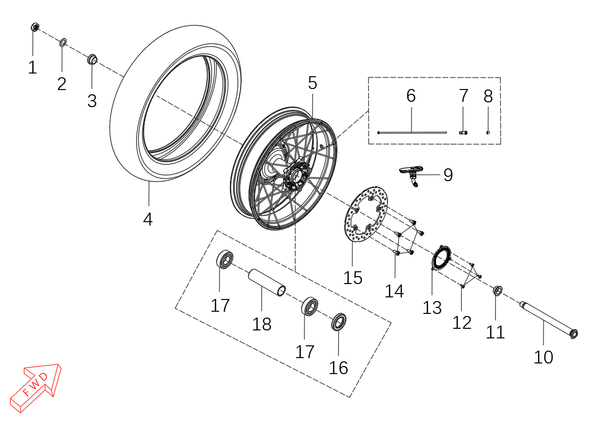 800x GT – Rear Wheel