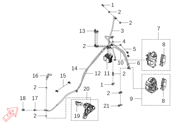 800x GT – Brake System