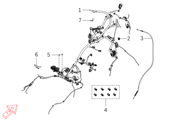 800x GT – Main Wire Harness