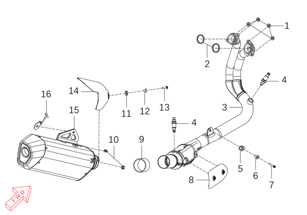 800x GT – Muffler