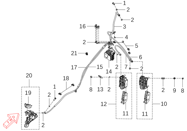 800x Pro – Brake System