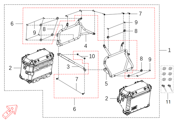 800x Pro – Cases (optional)