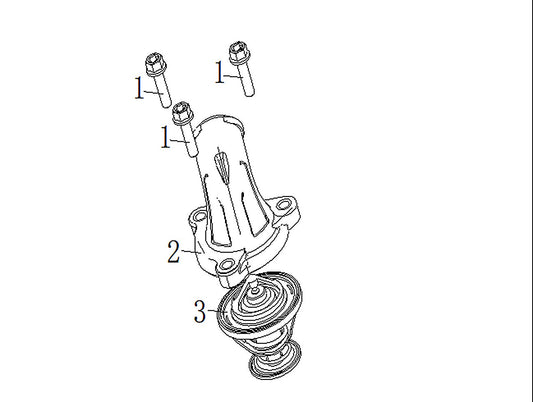 800x Pro – Thermostat exploded diagram