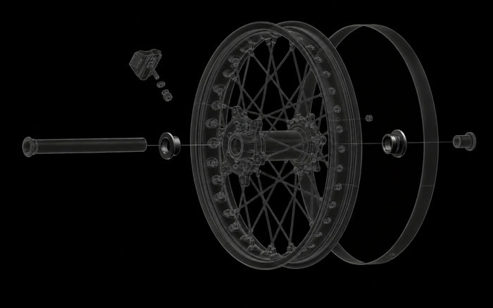 Rear wheel spacer