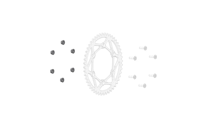 M8x1.25 rear sprocket nut