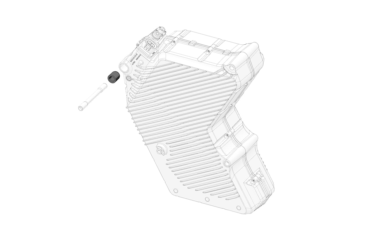 Stark Future Top front battery shaft mount bushing