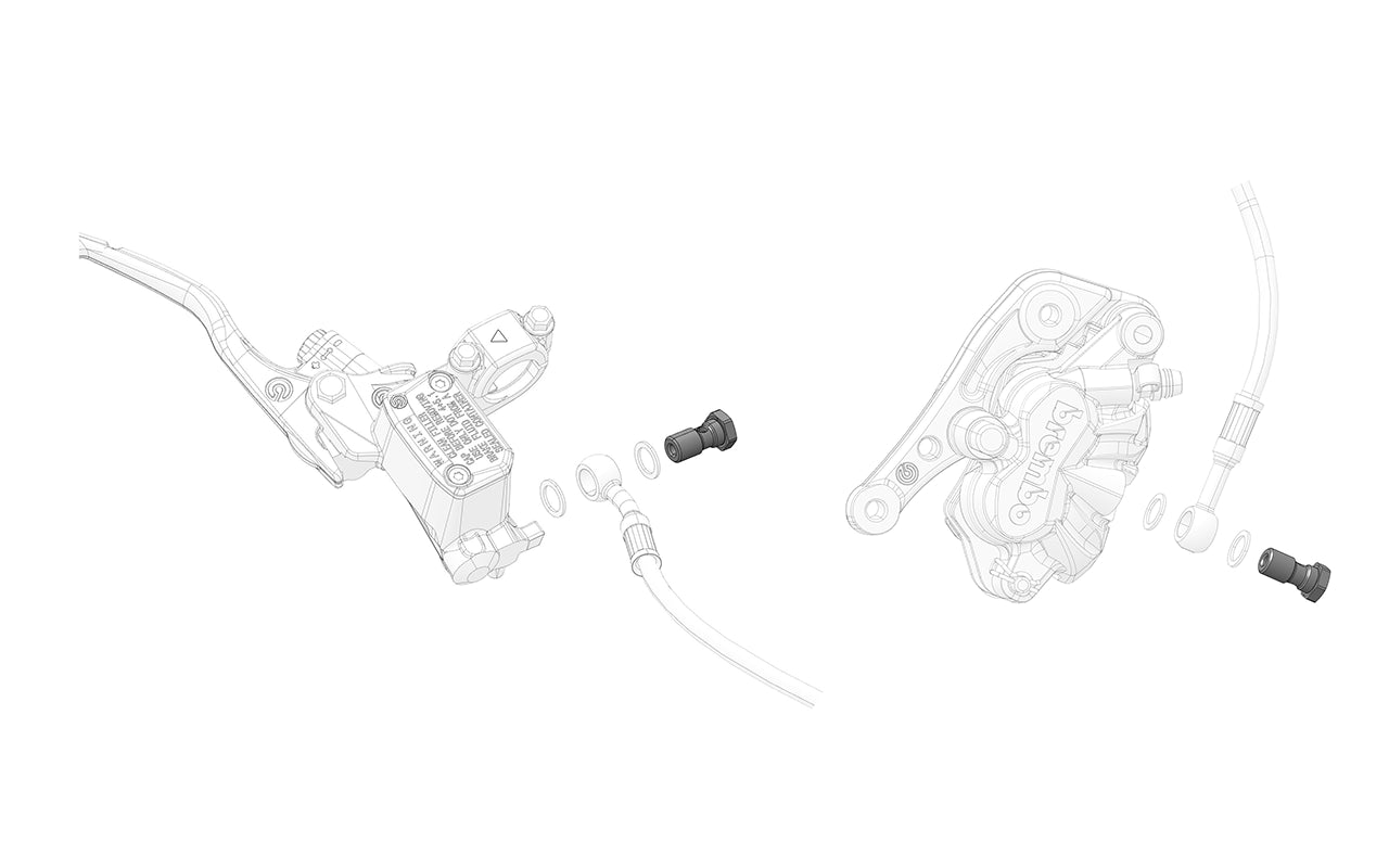 Stark Future Banjo Bolt Front brake system
