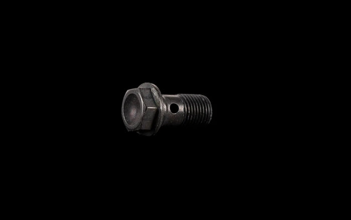 Banjo bolt for hand master cylinder and front caliper