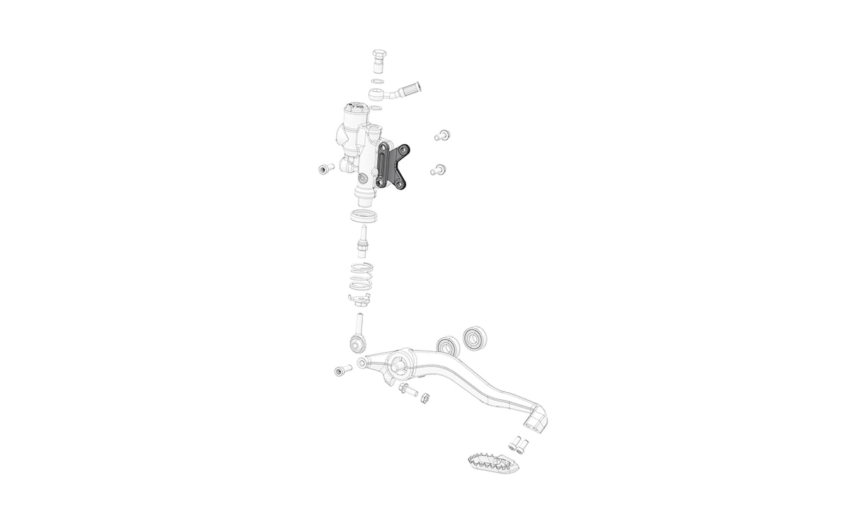 Stark VARG – Rear footbrake master cylinder bracket