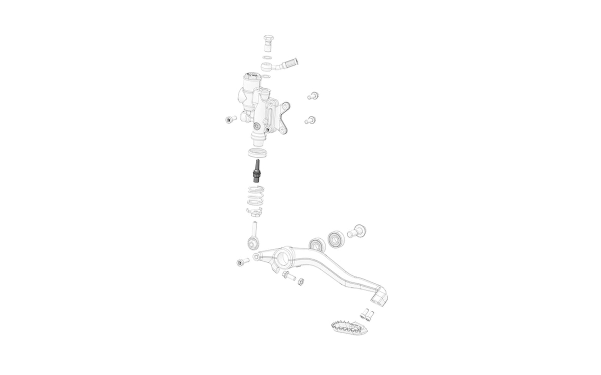 Stark VARG – Rear brake push rod