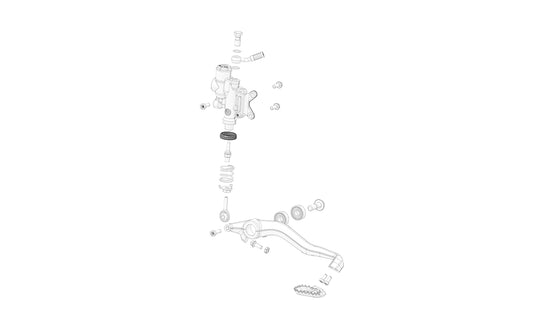 Stark Future Rear brake spring top housing