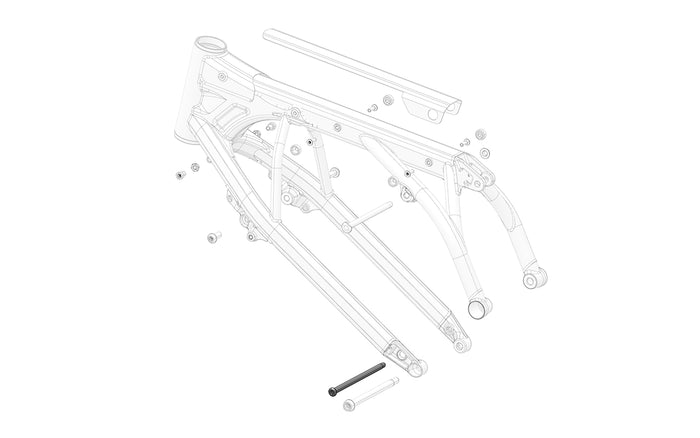 Lower frame to battery shaft