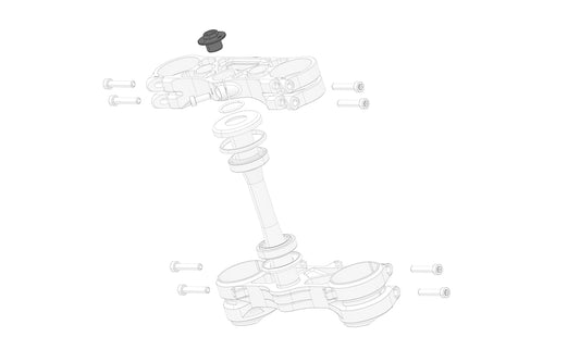 Stark Future Top Steering Head Shaft Bolt