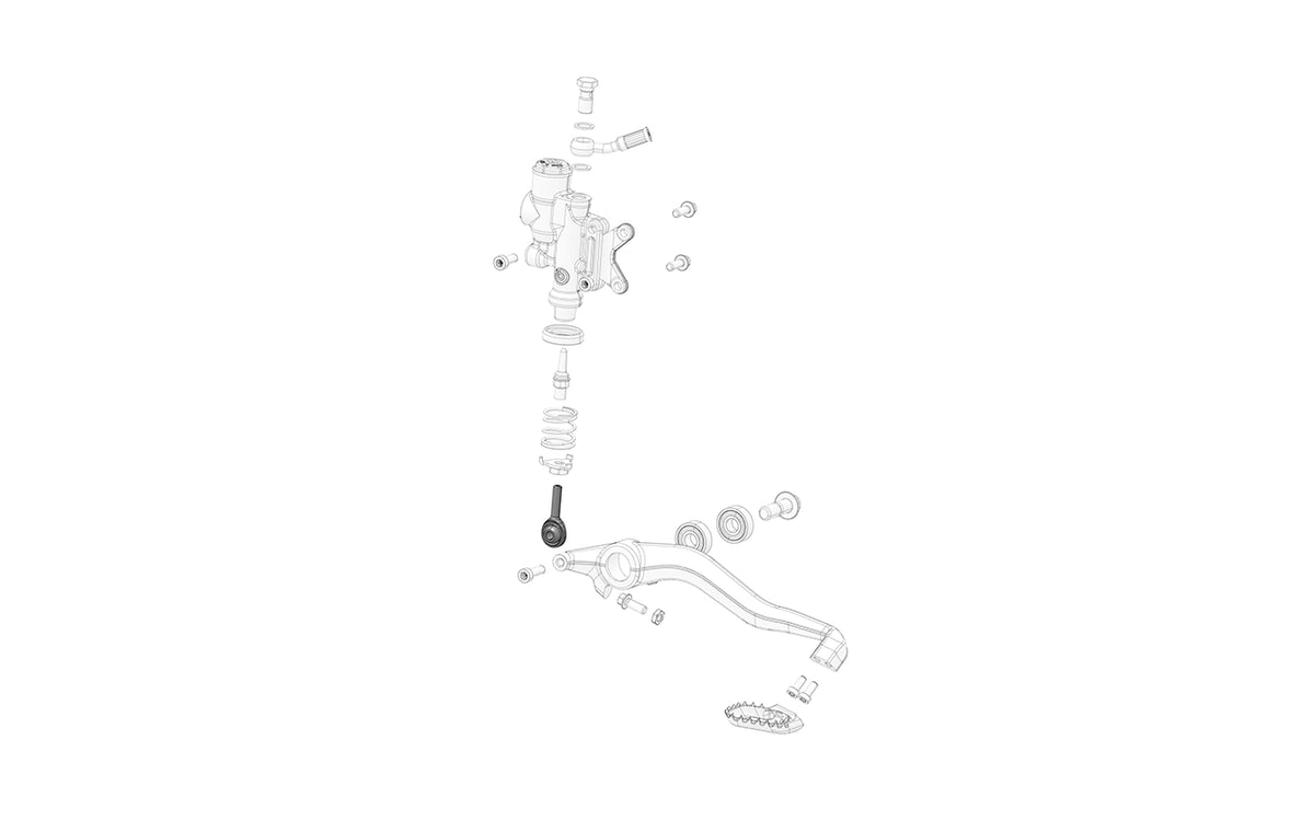 Stark VARG – Rear foot brake pedal rod end
