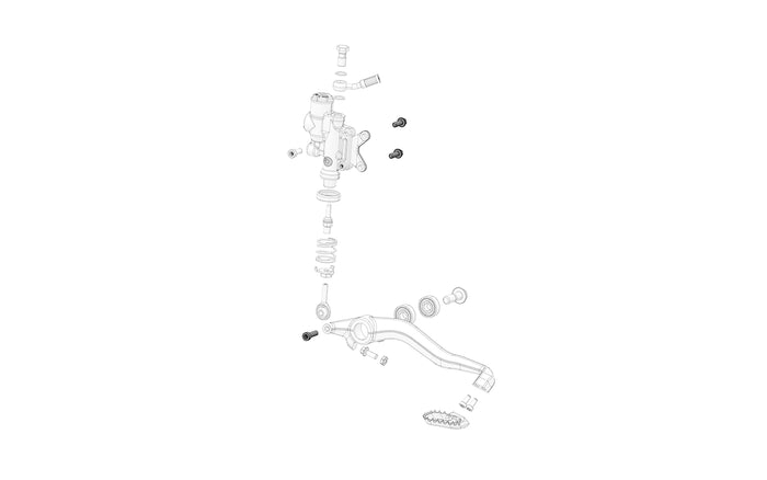 M6x16 master cylinder bolt