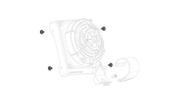 M5x8 T25 fan holder side bolt