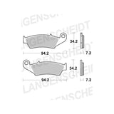 SBS 694RSI brake pads packaging