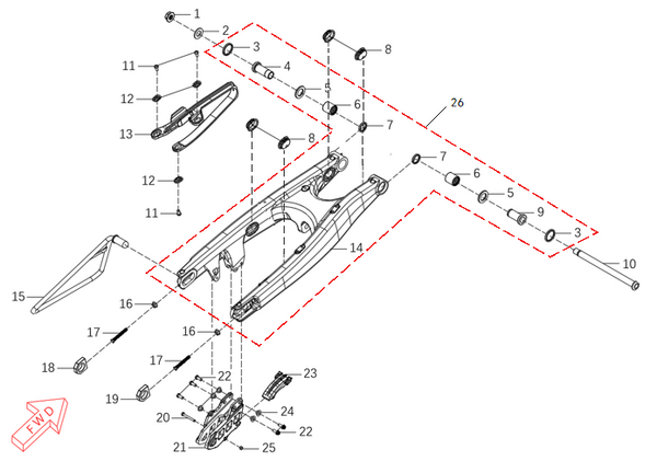 MX250 – Swing-arm