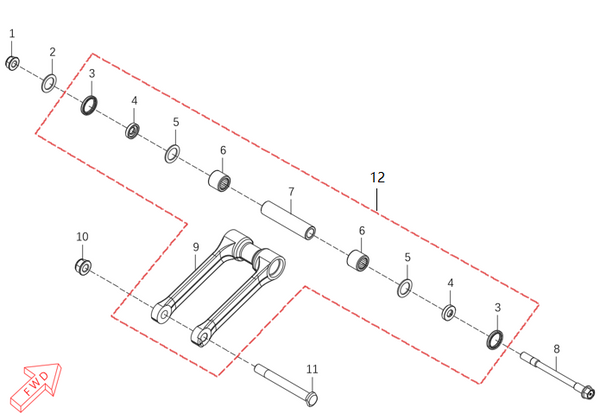 MX250 – Rod Sub Assy