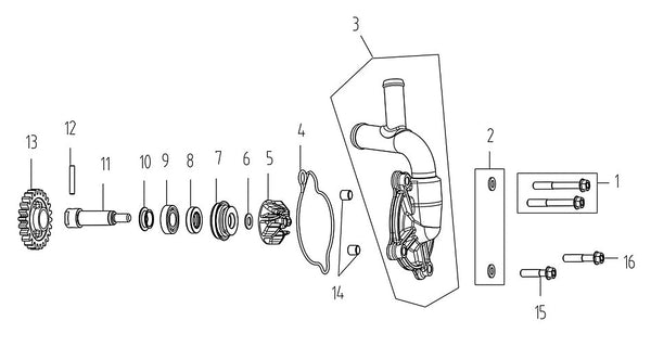 MX250 – Water Pump