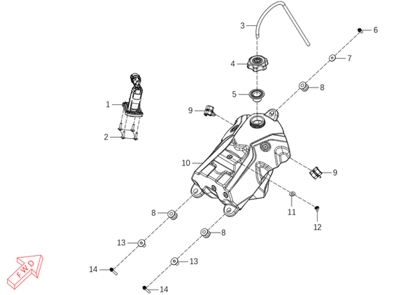 MX250 – Fuel Tank