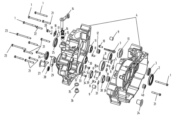 MX250 – Crankcase