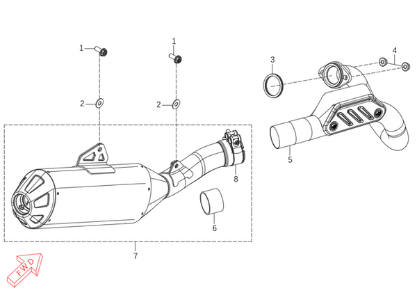MX250 – Muffler